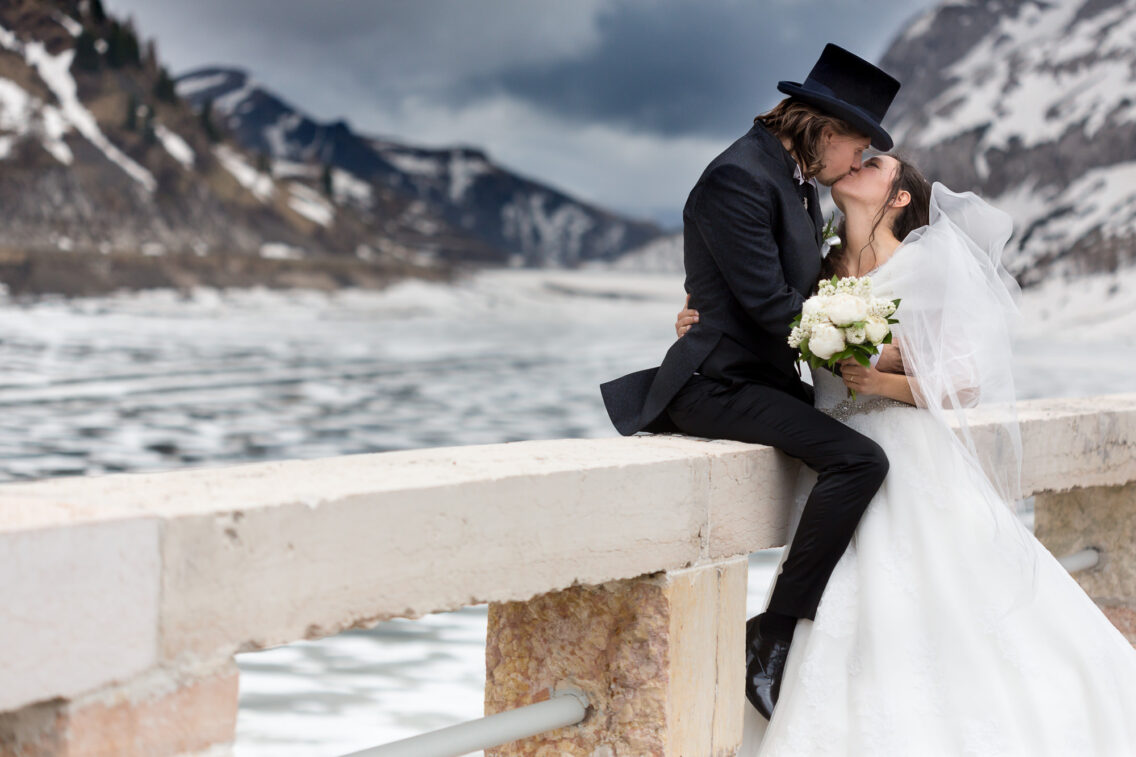 Matrimonio in MARMOLADA: Tra neve e sole